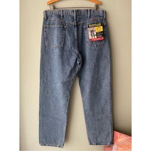 🦞3/$30🦞 Rustler | Men’s Medium Wash Straight Leg Regular Fit Work Jeans